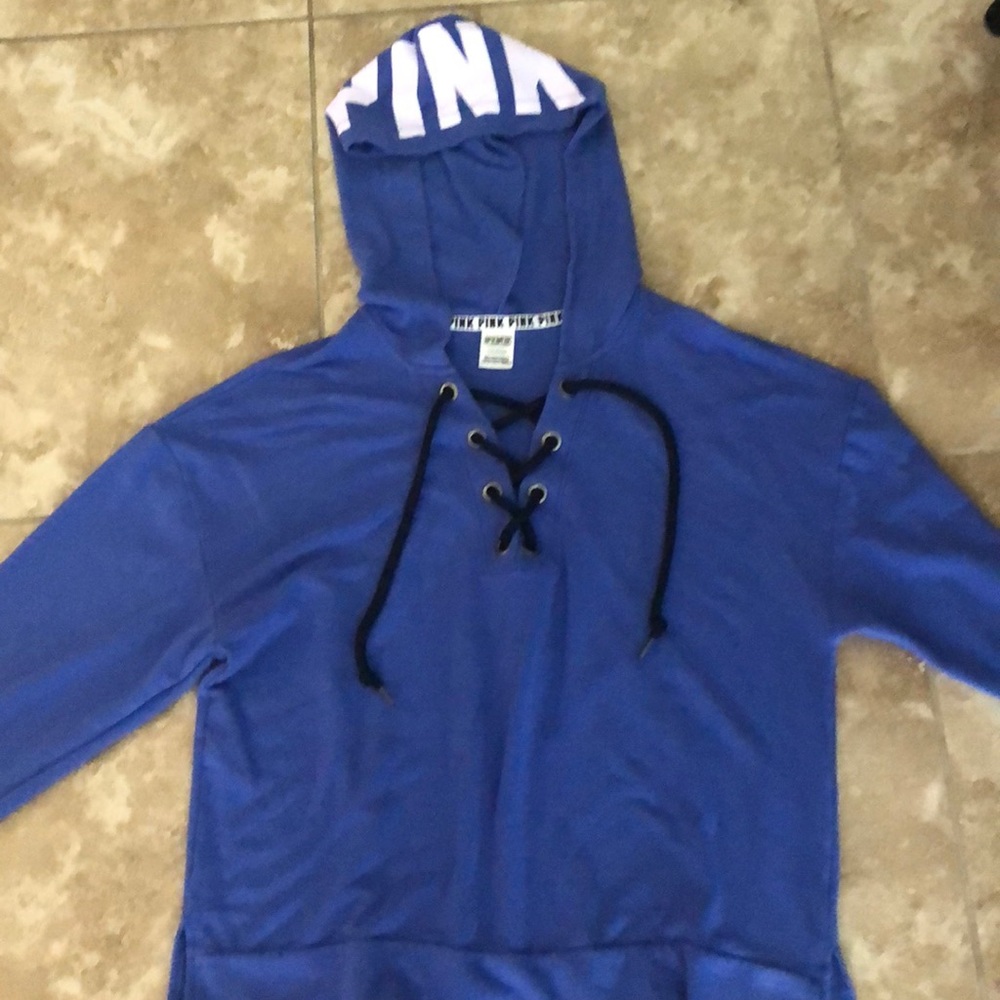 Dark purple and black lace sweatshirt